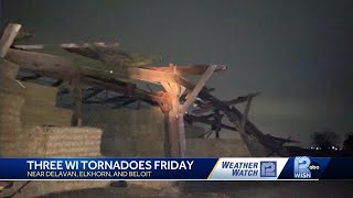 Three confirmed tornadoes in southeast Wisconsin [upl. by Ayam]