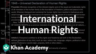 International Human Rights  1450  Present  World History  Khan Academy [upl. by Apoor966]