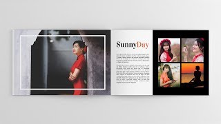 How to Create Photo Album Templates From Scratch in Photoshop [upl. by Eardnaed]