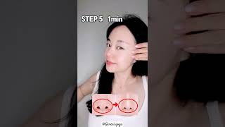 Face Exercises short faceexercise faceyoga faceyogamethod facemassage facefitness facecare [upl. by Naivaf]