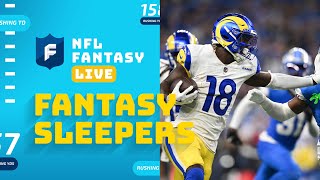 Sleepers  Week 2  NFL Fantasy Live [upl. by Schober]