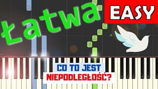 🎹 Co to jest niepodległość ZoZi  Piano Tutorial łatwa wersja 🎵 NUTY W OPISIE 🎼 [upl. by Aglo729]