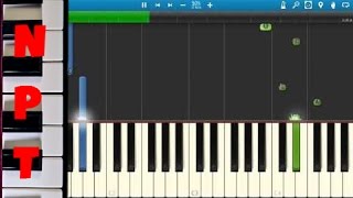 Kanye West ft Sia  Wolves  Piano Tutorial  How to play Wolves  Synthesia [upl. by Stutsman77]