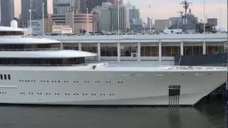 Roman Abramovich Yacht Eclipse in NYC [upl. by Notxam]