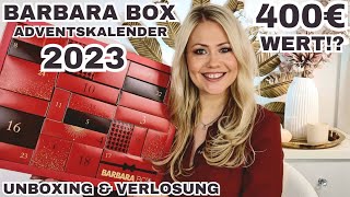 🤩 BARBARA BOX ADVENTSKALENDER 2023  Unboxing amp Verlosung [upl. by Doscher]