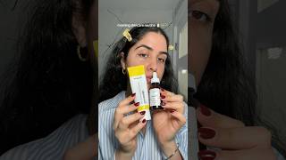 Morning skincare routine for sensitive amp acneprone skin skincare skincareroutine viral shorts [upl. by Aicelef]