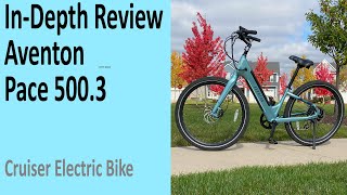 Aventon Pace 5003 Review  Relaxed Retro Cruiser Bike [upl. by Etteiluj]