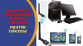 Masaüstü bilgisayarı kablosuz olarak internete bağlama [upl. by Auqinal]