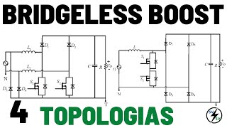 Bridgeless Boost  4 Types of Topologies PFC [upl. by Aynnek]