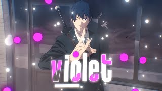 aki  EDIT AMV  the coloured violet  retro style 💙 [upl. by Gunzburg]