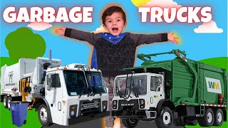 Garbage Trucks for Kids  Recycling for Kids  Garbage Truck Song  Trash Trucks  Learning for Kids [upl. by Ellyn]