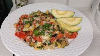 Riquísimas Calabacitas A La Mexicana Con Queso [upl. by Quinton]