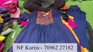 NF Kurtis Maha Sale Now Or Never Deal 150 Me cotton kurti Pant 😱199 Me premium Kurtis 250 [upl. by Eanat]