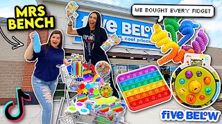 Buying EVERY Fidget from Five Below with MRS BENCH [upl. by Yarased]