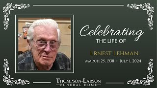 Ernest Lehman Funeral Service [upl. by Seys789]