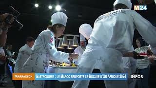 Gastronomie  le Maroc remporte à Marrakech le Bocuse d’Or Afrique 2024 [upl. by Akenahs]