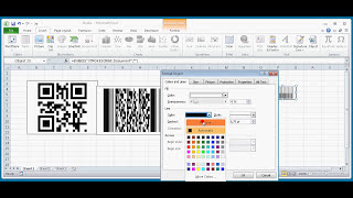 Making 2D and linear barcodes in Excel with StrokeScribe barcode generator [upl. by Saerdna]