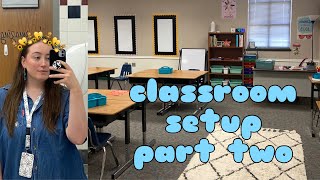 CLASSROOM SETUP PART TWO ✏️🍎 20242025 [upl. by Tezile]