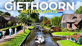 Discover the Dutch Fairytale Village of Giethoorn No Roads Just Boats and Bridges 4K Walking Tour [upl. by Anaahs447]