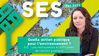 Quelle action publique pour lenvironnement 22 Les instruments et difficultés de l’action publique [upl. by Annabel913]