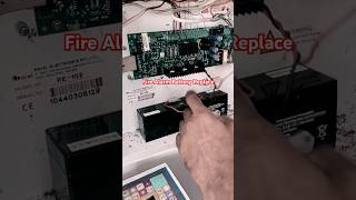 Fire Alarm Battery Replace youtube firesafety fire remix firealarmpanel [upl. by Eednim788]