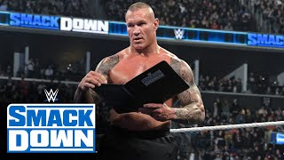 FULL SEGMENT – Randy Orton officially signs with SmackDown SmackDown highlights Dec 1 2023 [upl. by Ivers]