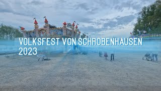 Volksfest Schrobenhausen Rundgang 2023 [upl. by Aihpos92]