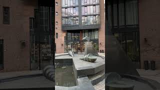 Mini Fountain Near The Condominium Of Oslo travel norway viral shorts short tour enjoy [upl. by Sorel]