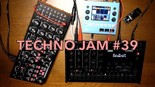 Techno Jam 39 moog Subharmonicon Korg drumlogue 1010music bluebox [upl. by Gable]