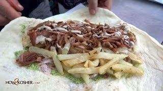 How Israeli Kosher Shawarma is Prepared  الشاورما  איך להכין שווארמה כשר [upl. by Dawaj797]