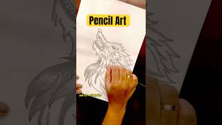 Wolf face drawing tutorial art artist drawing trending shorts short creative [upl. by Orest564]