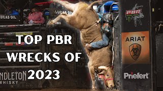 Crash and ClashThe Most Unforgettable Bull Riding Wrecks of 2023 [upl. by Edmonds727]