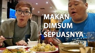 MAKAN DIMSUM SEPUASNYA  THE SENSE MANGGA DUA SQUARE  KURVLOG [upl. by Dyanne]