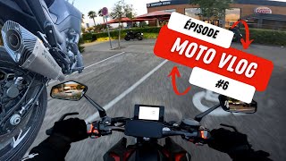 MOTOVLOG 6 PREMIÈRE SORTIE AVEC LA NOUVELLE LIGNE DE LA ZONTES ROADSTER R 125 [upl. by Reiners]