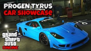 GTA 5  quotProgen Tyrusquot Car Showcase Cunning Stunts DLC [upl. by Balliett]