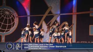 Lancaster Athletic Cheer Starstruck Rec Cheer Level 2 Pee Wee 2016 THE ONE FINALS [upl. by Habas853]