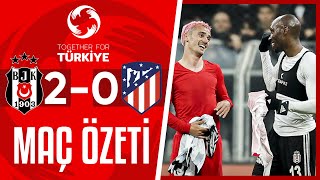 Beşiktaş  Atletico Madrid Maç Özeti  Together For Türkiye  12042023 [upl. by Aned]