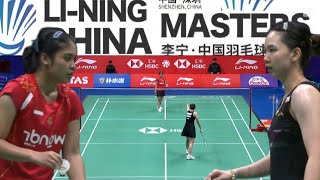 Gregoria Mariska Tunjung INA VS Chochuwong THA  R32 Li Ning China Masters Badminton 2024 [upl. by Oech415]