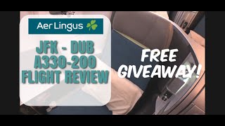 WOWZERS AER LINGUS BUSINESS CLASS  JFK  DUB  A330200 REVIEW  BONUS DINE BEFORE YOU FLY [upl. by Leora473]