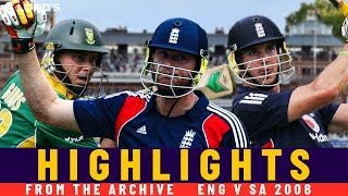 Gibbs and Flintoff Star in RainShortened Match  Classic ODI  England v South Africa 2008 [upl. by Truc]