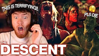 THE DESCENT 2005 is a claustrophobes nightmare  First Time Watching  REACTION [upl. by Almena]