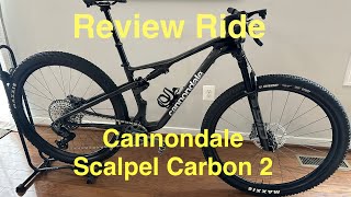 Cannondale Scalpel Carbon 2 2024 Review Ride Footage Rosaryville State Park MD October 2024 [upl. by Arutnev]