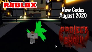 Roblox Project Ghoul New Codes August 2020 [upl. by Krystin]