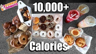 Dunkin Donuts 10000 Calorie Challenge [upl. by Banerjee]