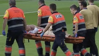 BREAKING Ter Stegen Subbed Off with Serious Injury  Barça Goalkeeper Stretchered Off ⚠️quot [upl. by Auliffe880]