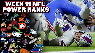 Very Honest NFL Power Rankings Week 11 [upl. by Enelyt]