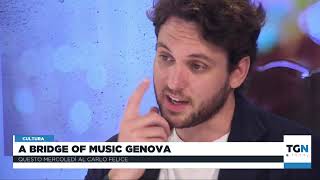 TGN TODAY  DAVIDE MASSIGLIA A BRIDGE OF MUSIC GENOVA [upl. by Noemys]