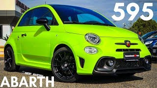 New Abarth 595 Competizione Verde Adrenalina 2019 PAUROSA con il nuovo scarico [upl. by Asaret959]