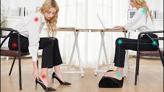 Foot Rest for Under Desk at WorkErgonomic Design Foot Stool for Fatigue [upl. by Mady]