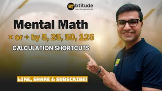 speed math  multiplication and division by 5 25 50 125 9 99  mental calculation  mental math [upl. by Sewell862]